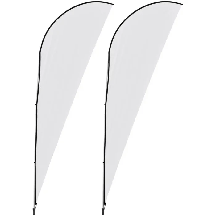 Shark fin flag - Single-sided
